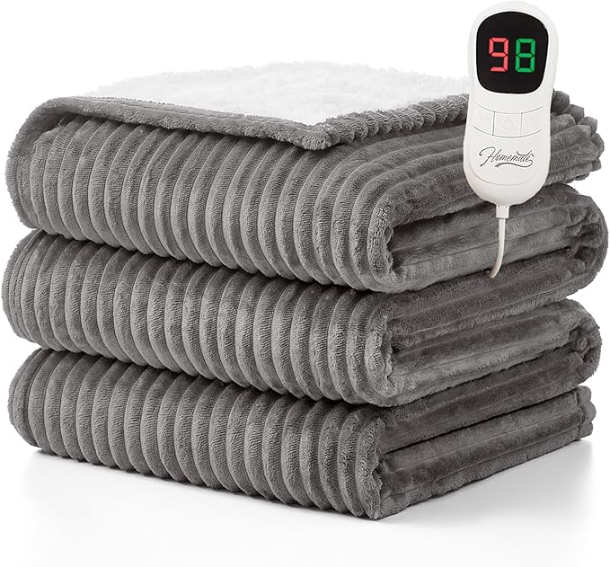Homemate Heated Blanket Electric Throw by Homemate