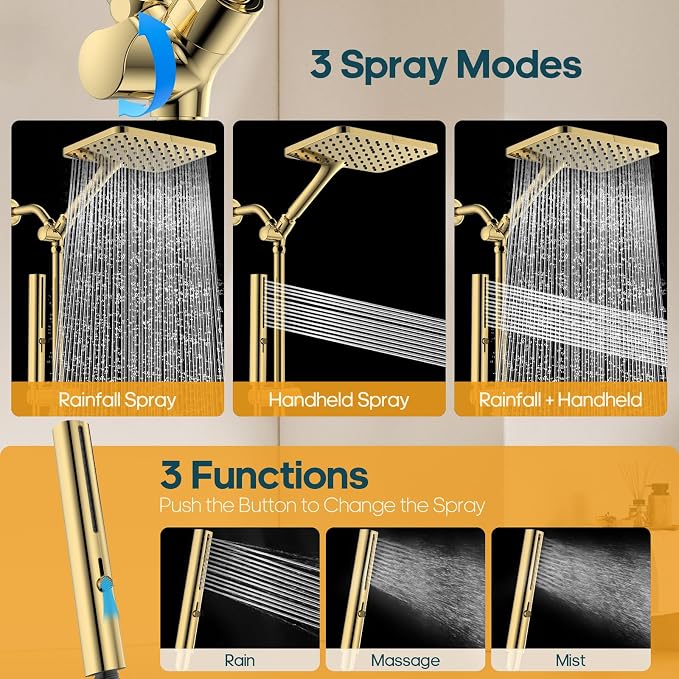 High Pressure Rain Shower Head - Image 4