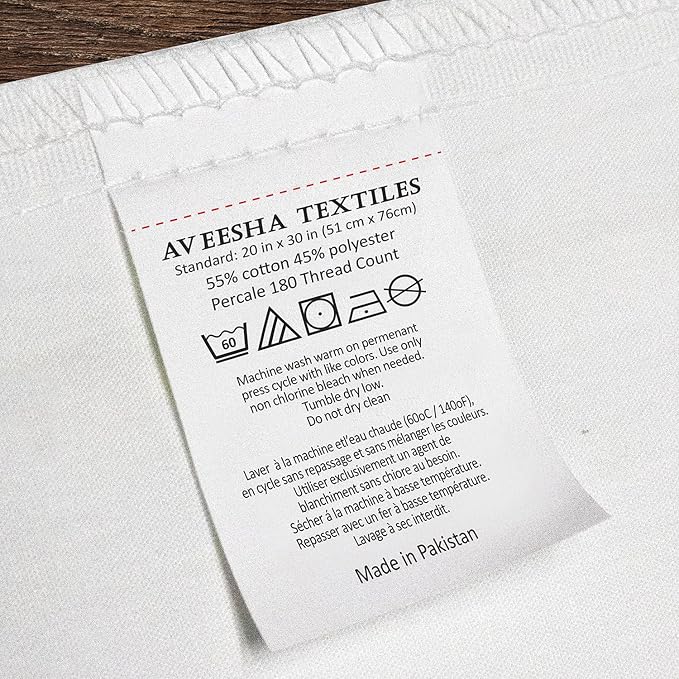 Aveesha 12 Pack Poly Cotton Pillow Cases - Image 5