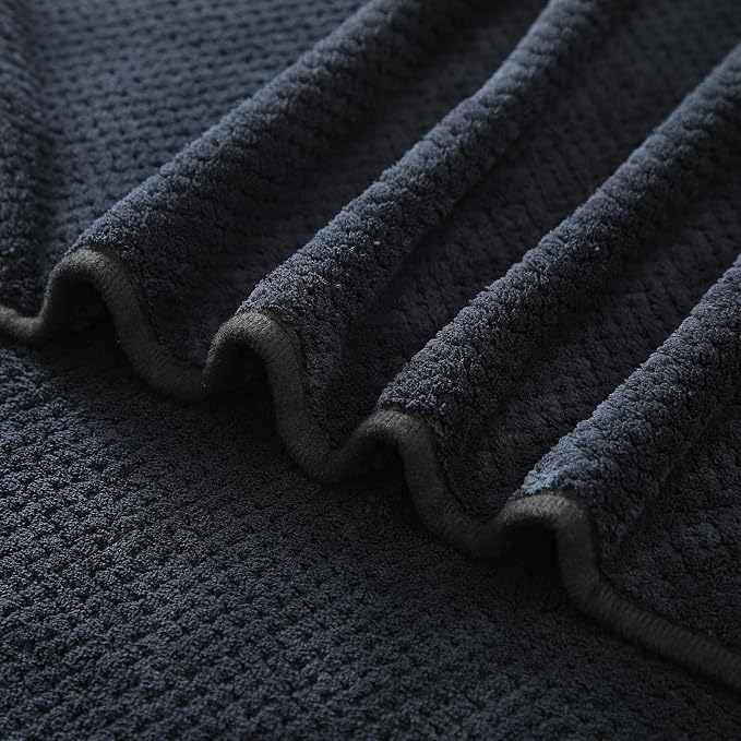 8 Pack Towel Set Gray Oversized Bath Sheet Sets - Image 5