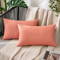 MIULEE Pack of 2 Decorative Outdoor Solid Waterproof Throw Pillow Covers Spring by MIULEE