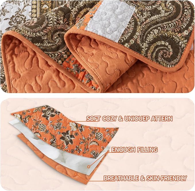 BEDIFANY Cotton California King Size Quilt - Image 4