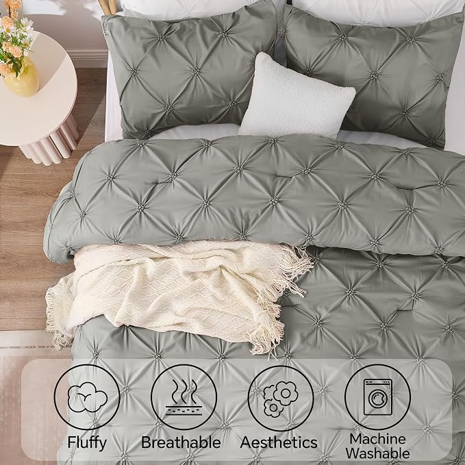 BEDELITE Grey King Size Comforter Set - Image 5