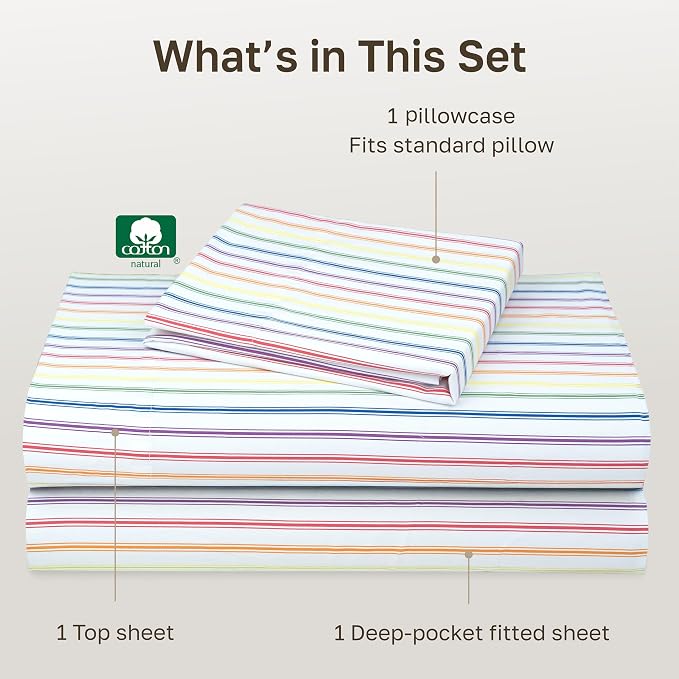 California Design Den Soft Twin XL 100% Cotton Sheet Sets, 400 Thread Count - Image 4