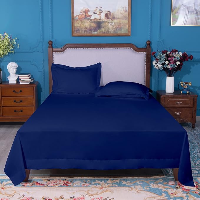 NTBAY Twin Extra-Long Flat Sheet Only - Image 4