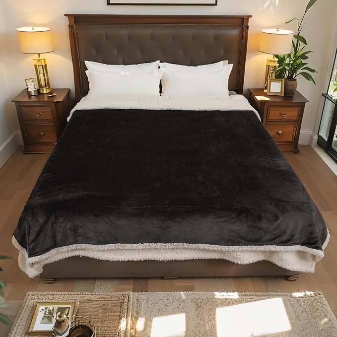 LaffyLo Heated Throw Blanket 50 x 60, Fast Heating Electric Blanket, Dual-Sided - Image 8
