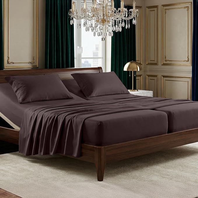 Elegant Comfort Luxurious 1500 Premium Hotel Quality Microfiber Three Line by ELEGANTCOMFORT