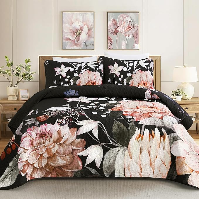 Drucon Floral Quilt King Size by DRUCON