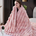 Heated Throw Blanket, Faux Fur Cozy Heating Blanket by Unknown