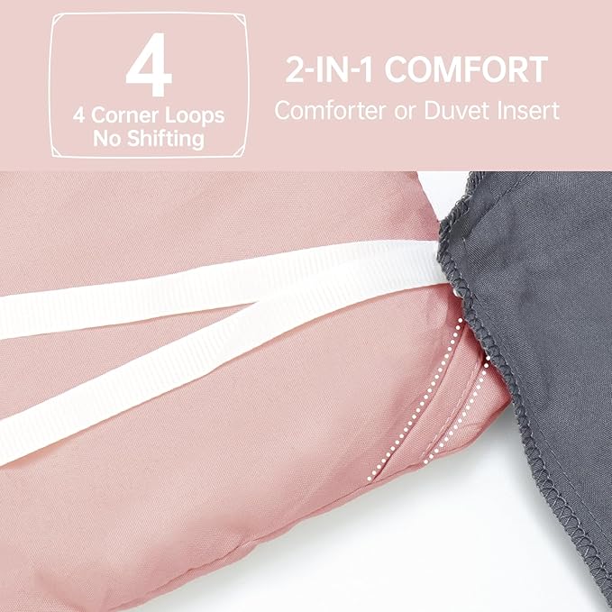 MUXHOMO California King Comforter Set, All Season Ultra Soft Down Alternative - Image 6