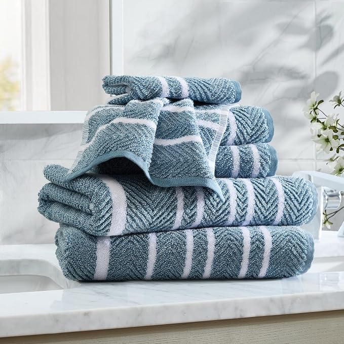 Nautica - Bath Towels, 100% Soft & Absorbent Plush Cotton Towels by Nautica