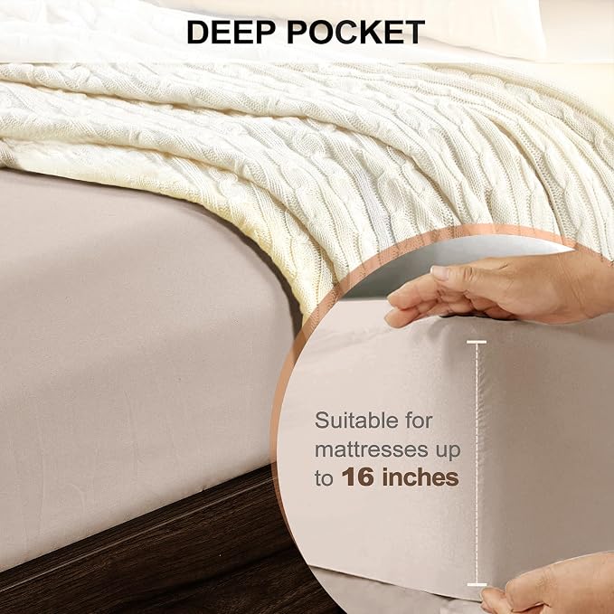 FreshCulture Queen Fitted Sheet - Image 4