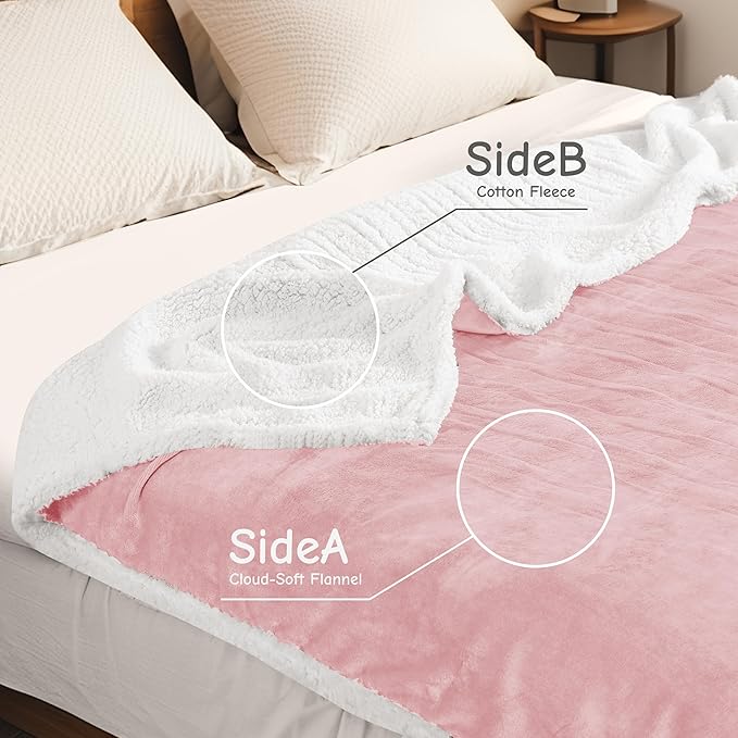 Electric Heated Blanket Full Size 72"x84", Soft Flannel - Image 2