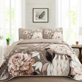 Drucon Floral Quilt King Size by DRUCON