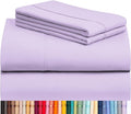 LuxClub 4 PC California King Sheet Set, Breathable Luxury Bed Sheets, Deep by LuxClub