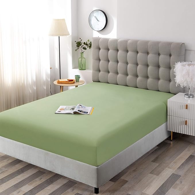 Sfoothome Queen Fitted Sheet Only, Brushed Microfiber, Extra Soft and - Image 2