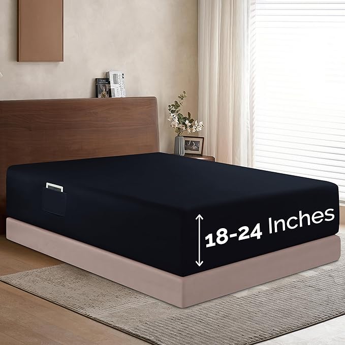 Elegant Comfort 1500 Premium Hotel Quality 18-24 Inches Deep by ELEGANTCOMFORT