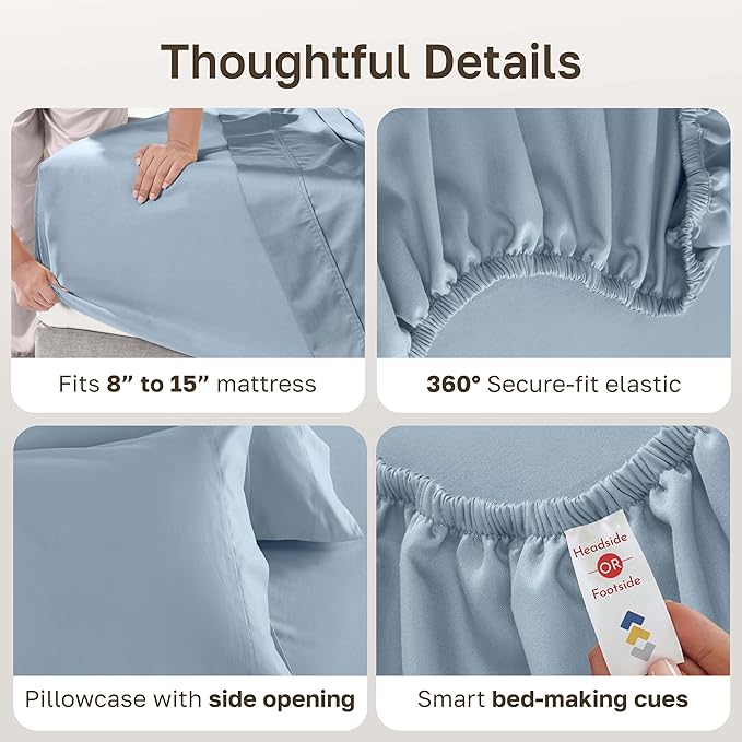California Design Den Twin Sheet Set - Image 5