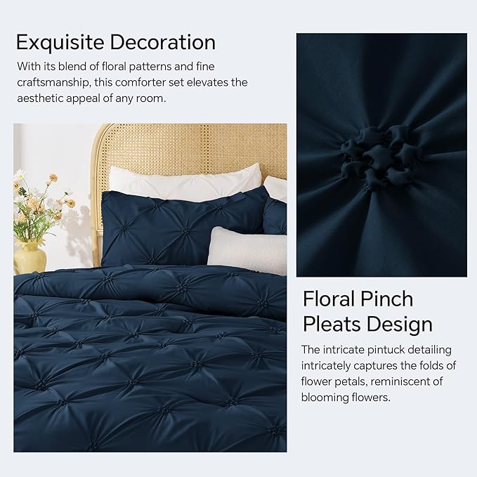 BEDELITE Navy Twin Comforter Set - Image 4