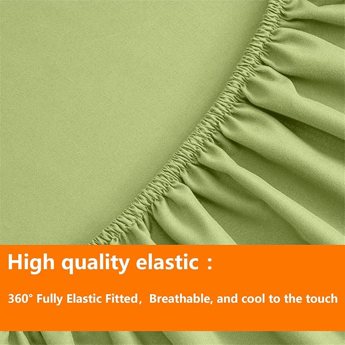 TAIMIT Sage Green King Size Comforter Set - Image 6