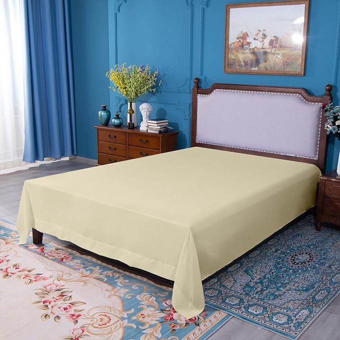 NTBAY California King Flat Sheet Only - Image 5