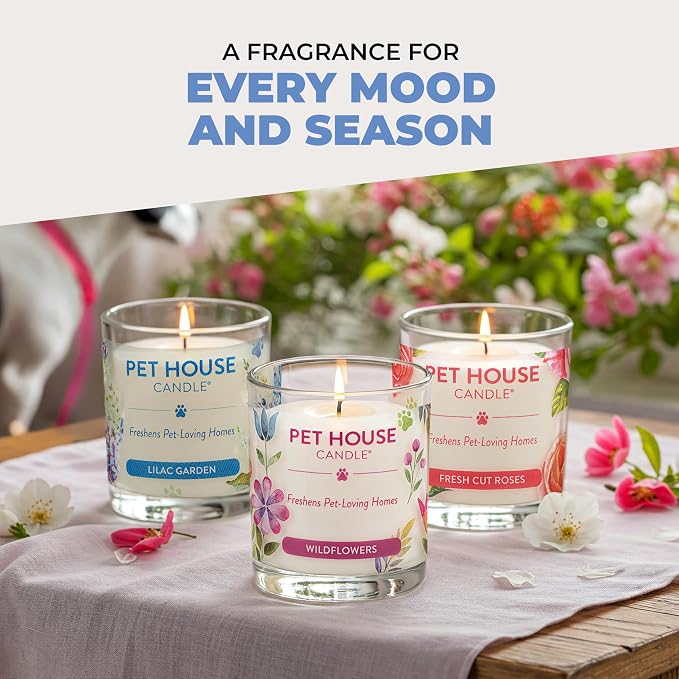 Pet House Candles Plant Based Cookie Scented Candle Clean Burning, Long Lasting - Image 8