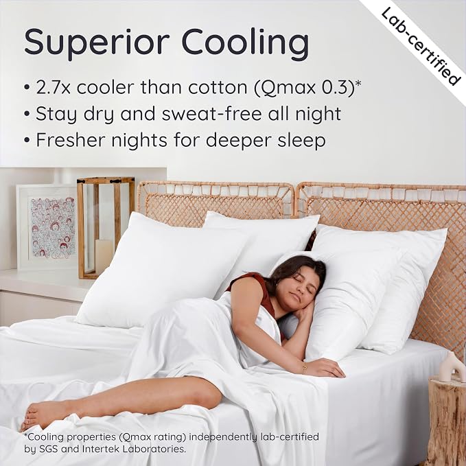 Bambaw King Size Cooling Sheets Set 6pcs - Image 3