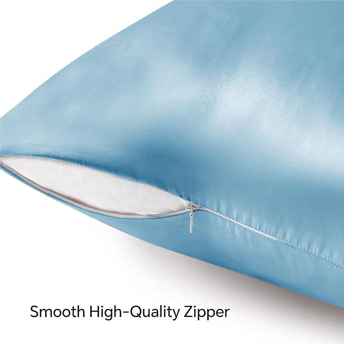 BEDELITE Satin Pillowcase with Zipper, Super Soft and Cooling Similar to Silk - Image 5
