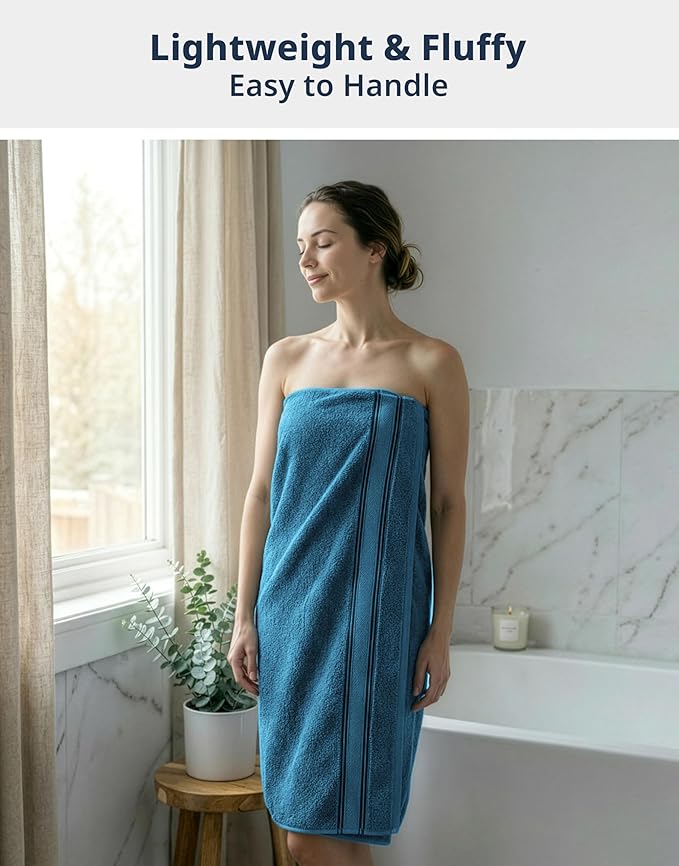 LANE LINEN 18Pc 100% Cotton Bath Towels – 6 Bath, 6 Hand Towel & 6 Washcloths - Image 3