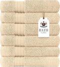 HERCULEAN Large Bath Towels 24 x 50 Pack of 6 | Quick Dry and Highly Absorbent by Unknown