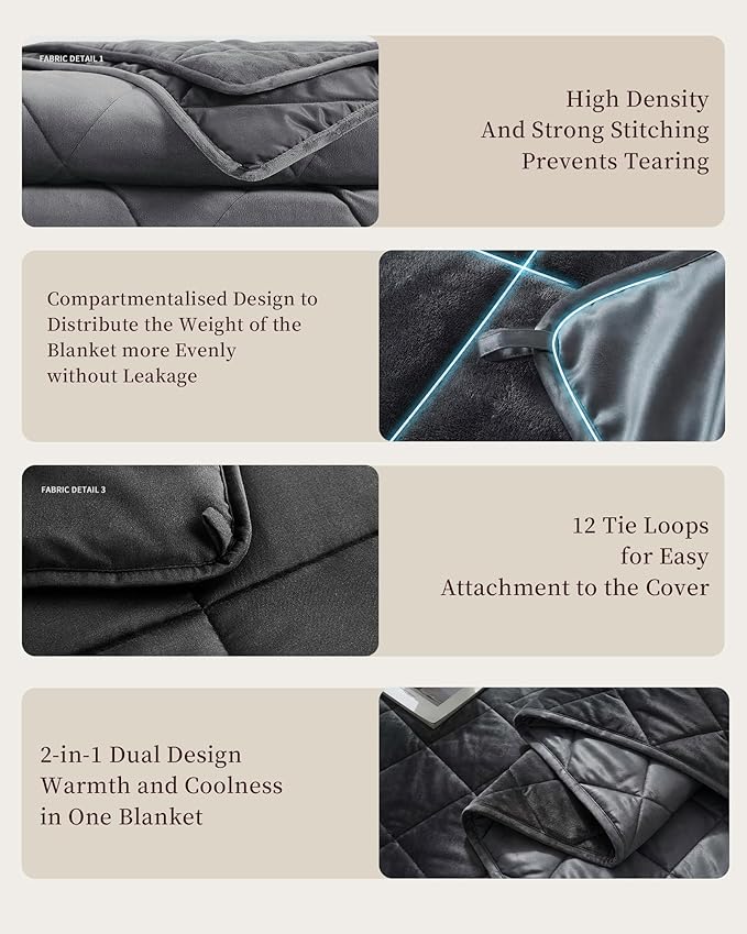 L'AGRATY King Size Weighted Blanket - Image 8
