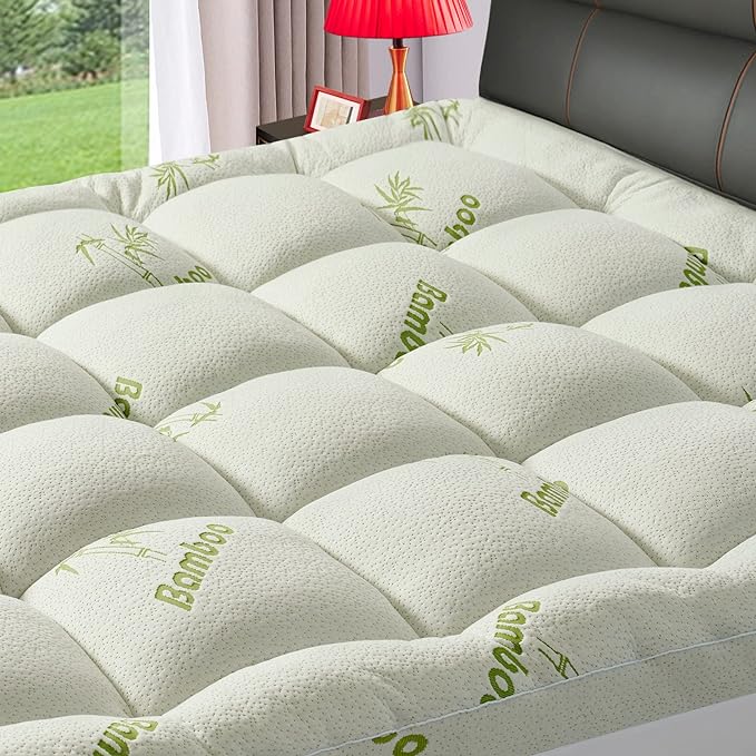 PATSBA Premium Viscose Made from Bamboo Short Queen RV Size Mattress Topper by PATSBA