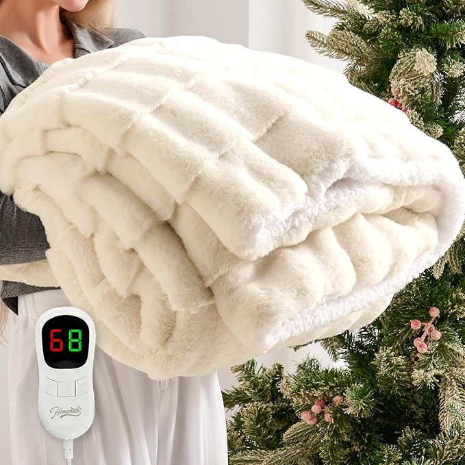 Homemate Electric Heated Throw Blanket by Homemate