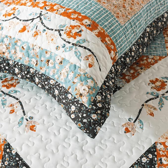 BEDIFANY Cotton Quilts Queen Size Sets - Image 5