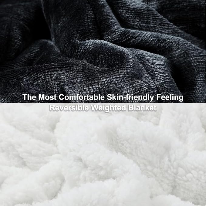 Alomidds Weighted Blanket Twin 20 Pounds, Adult Weighted Blankets - Image 2