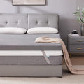 SINWEEK 2 Inch Gel Memory Foam Mattress Topper Twin Size, Ventilated High by SINWEEK