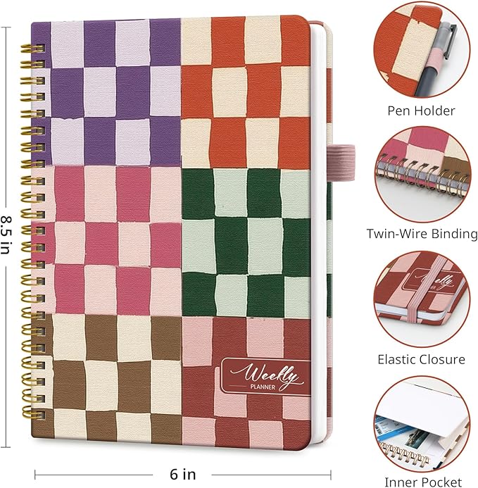 Undated Weekly Planner, Weekly To Do List Notebook - Image 3