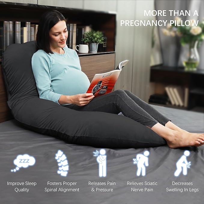 MOON PARK Pregnancy Pillows for Sleeping - Image 4