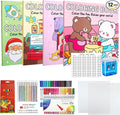 Cute Coloring Book Set for Teens Adults Relaxation, Easy and Simple Designs by Unknown