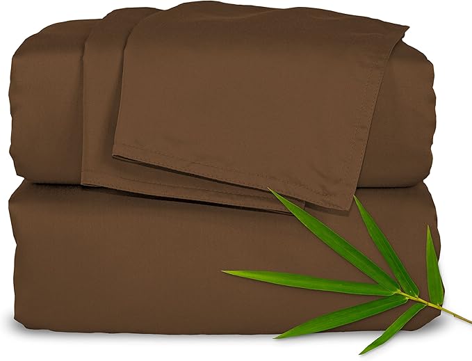 Pure Bamboo California King Sheets, Genuine 100% Organic Viscose Derived from by PureBamboo