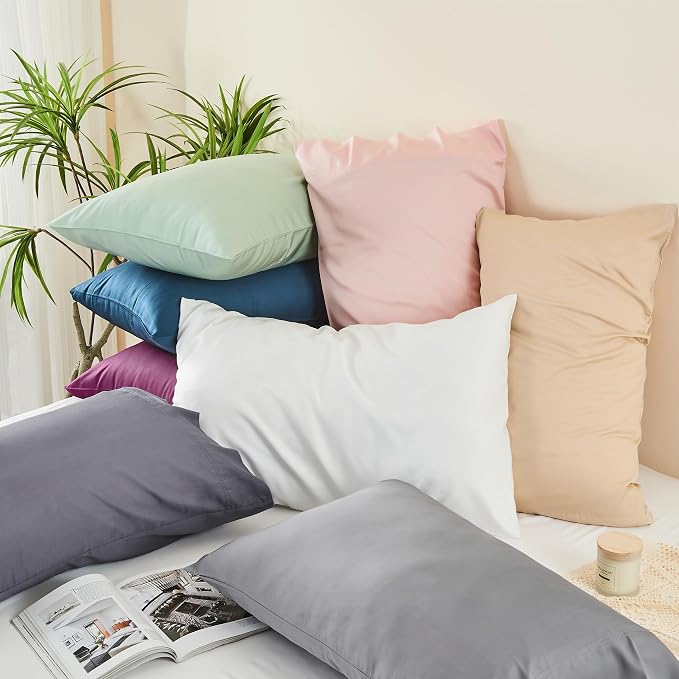 BEDELITE King Size Pillow Cases Set of 2, Rayon Derived from Bamboo, Cooling - Image 7