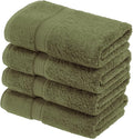 Superior Egyptian Cotton Pile Hand Towel Set of 4, Ultra Soft Luxury Towels by SUPERIOR