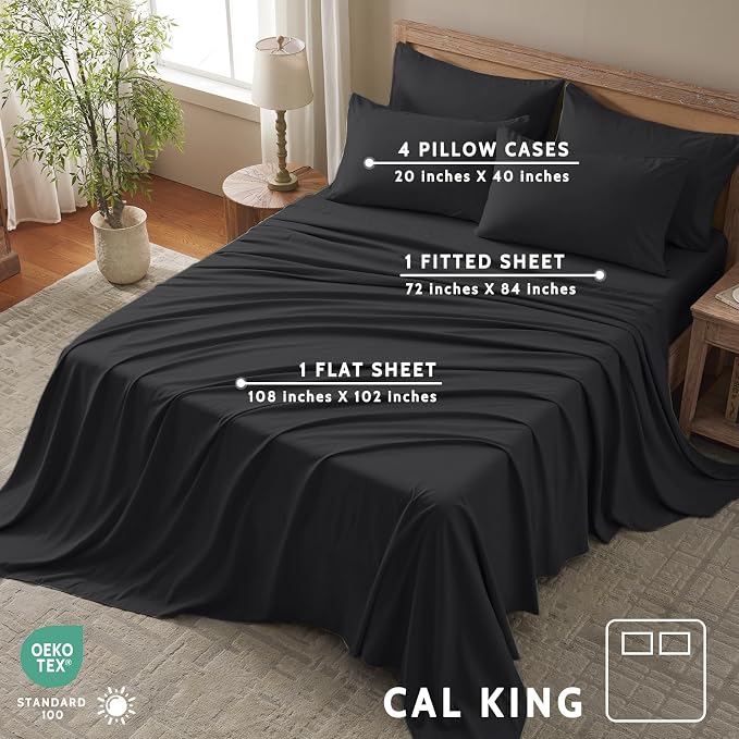 Cal King Size Sheets Set - Image 2