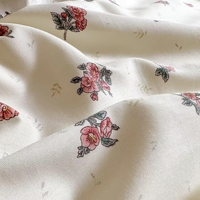 MKXI Twin Size Floral Duvet Cover Set - Image 8