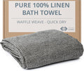 Pure 100% Linen Bath Towel by THINGSTORIES