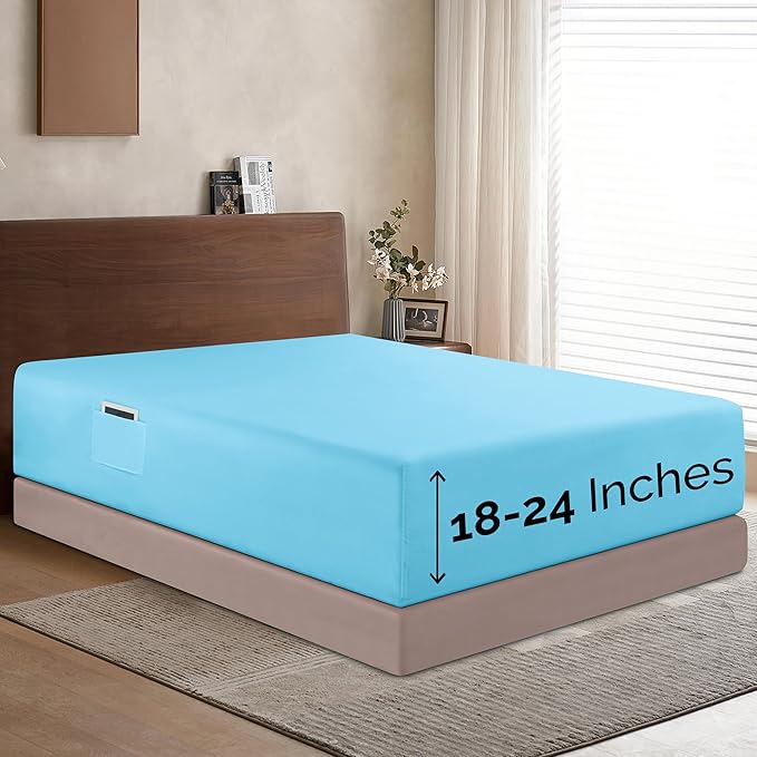 Elegant Comfort 1500 Premium Hotel Quality 18-24 Inches Deep by ELEGANTCOMFORT
