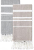 2 Packs Cotton Turkish Beach Towels Sand Free Quick Dry Oversized Bath Pool by ANTFUNYgivesmorechoices