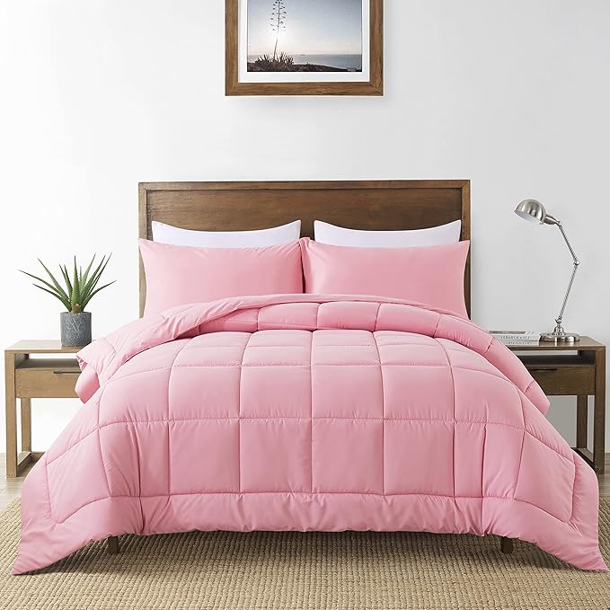 DOWNCOOL Queen Comforter Set -All Season Bedding Comforters Sets by DOWNCOOL