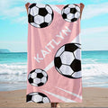 Personalized Beach Towel With Name, Custom Beach Towel with Text, Customized by JML