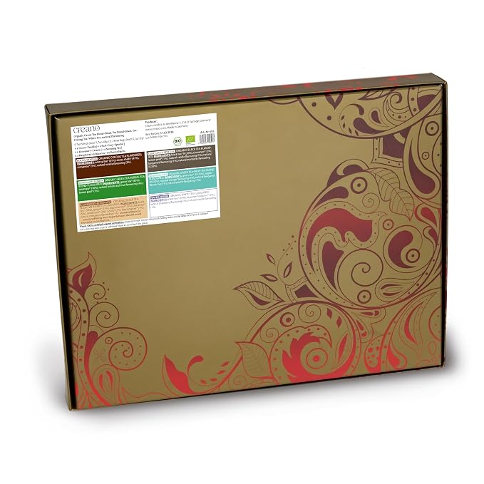 Creano Organic Tea Gift Set – 24 Organic Tea Bags in 6 Dreamy Varieties – 48 g* - Image 6